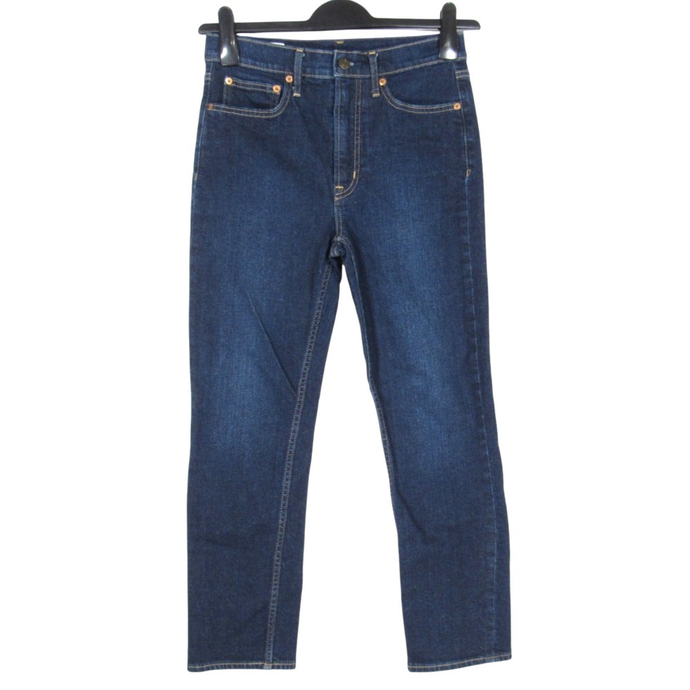 GAP Women's VINTAGE SLIM HIGH-RISE Dark Wash 5-POCKETS Denim Jeans Sz 28/6R